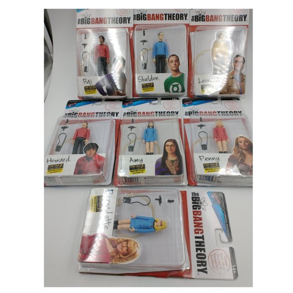 Big Bang Theory 3 3/4-Inch Action Figure Set of 6 Pick 6 Figures - Picture 1 of 2